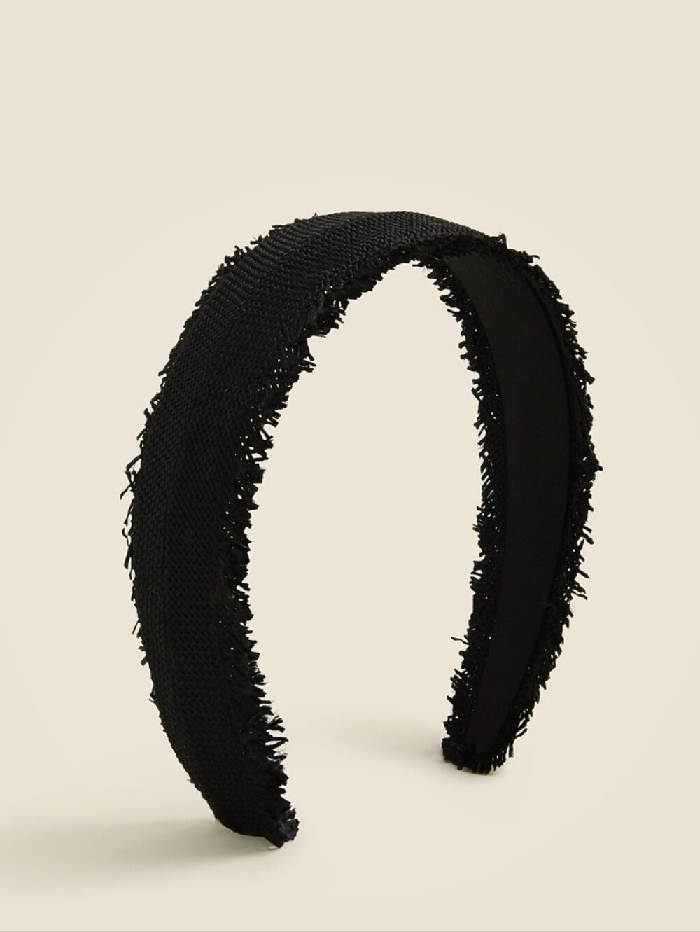 J. Crew Black Canvas Headband